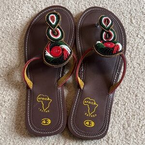 Authentic Flip Flops made in Africa